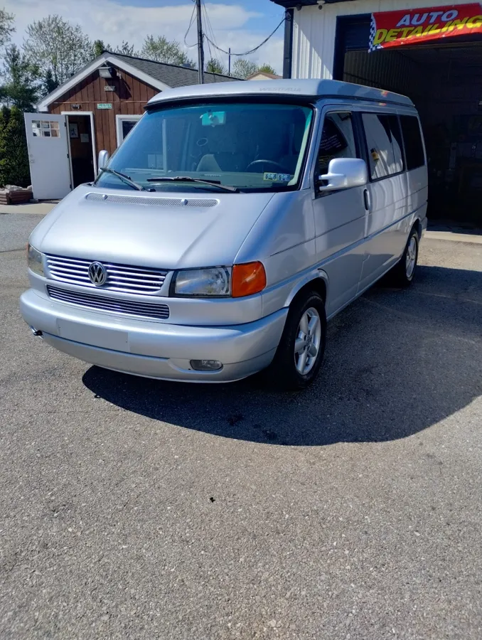 Silver Volkswagen EuroVan detailed by Jay Wrapz in New Oxford, PA